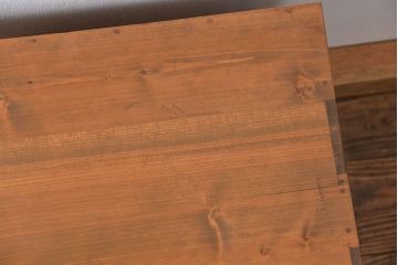 レトロ家具　昭和レトロ 古い木のかわいい6杯引き出し箱(2)(ドロワー、小物入れ、チェスト)