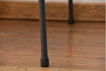 アンティーク家具　アンティーク 古材天板の鉄枠付き鉄脚テーブル(2)(作業台、デスク、陳列台、机、在宅ワーク、在宅用鉄足)