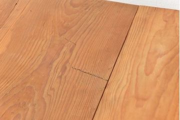 アンティーク家具　アンティーク 古材天板の鉄枠付き　大きな鉄脚テーブル(1)(作業台・デスク・陳列台・机)
