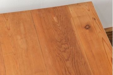 アンティーク家具　アンティーク 古材天板の鉄枠付き　大きな鉄脚テーブル(1)(作業台・デスク・陳列台・机)
