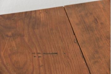 アンティーク家具　アンティーク 古材天板の鉄枠付き 大きな鉄脚テーブル(2)(作業台・デスク・陳列台・机)