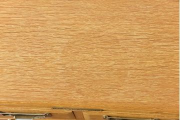 レトロ家具　昭和レトロ 重厚でかわいい脚付きナラ材カードケース(小引き出し、チェスト、ドロワー、図書館、図書室)