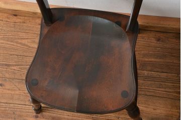 中古 松本民芸家具 ワイコムチェア2脚セット(1) 定価1脚=約88000円(椅子、イス、いす)