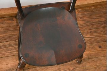 中古 松本民芸家具 ワイコムチェア2脚セット(1) 定価1脚=約88000円(椅子、イス、いす)
