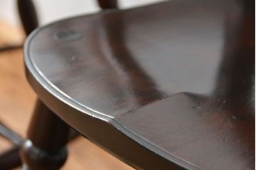 中古 松本民芸家具 ワイコムチェア2脚セット(1) 定価1脚=約88000円(椅子、イス、いす)