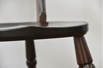 中古 松本民芸家具 ワイコムチェア2脚セット(1) 定価1脚=約88000円(椅子、イス、いす)