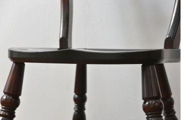 中古　松本民芸家具 ワイコムチェア2脚セット(2) 定価1脚=約88000円(椅子、イス、いす)