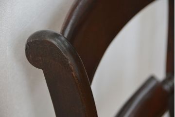 中古　松本民芸家具 ワイコムチェア2脚セット(3) 定価1脚=約88000円(椅子、イス、いす)
