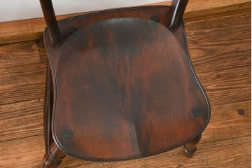 中古　松本民芸家具 ワイコムチェア2脚セット(3) 定価1脚=約88000円(椅子、イス、いす)
