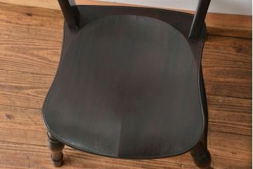中古　松本民芸家具 ワイコムチェア2脚セット(4) 定価1脚=約88000円(椅子、イス、いす)