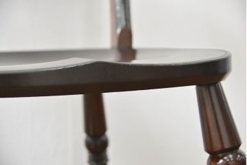 中古　松本民芸家具 ワイコムチェア2脚セット(4) 定価1脚=約88000円(椅子、イス、いす)