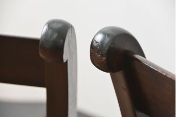 中古　松本民芸家具 ワイコムチェア2脚セット(4) 定価1脚=約88000円(椅子、イス、いす)