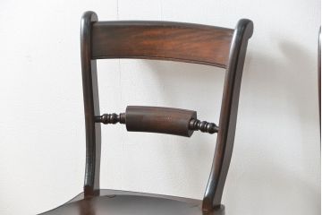 中古　松本民芸家具 ワイコムチェア2脚セット(5) 定価1脚=約88000円(椅子、イス、いす)