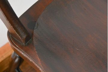 中古　松本民芸家具 ワイコムチェア2脚セット(5) 定価1脚=約88000円(椅子、イス、いす)