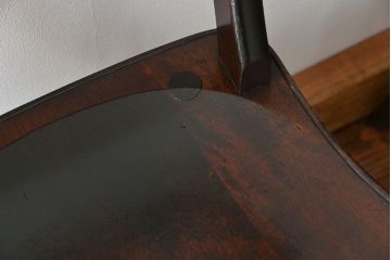中古　松本民芸家具 ワイコムチェア2脚セット(6) 定価1脚=約88000円(椅子、イス、いす)