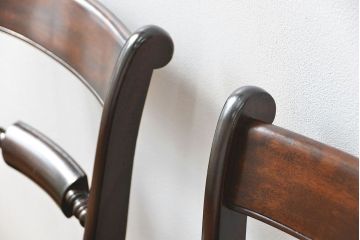 中古　松本民芸家具 ワイコムチェア2脚セット(8) 定価1脚=約88000円(椅子、イス、いす)