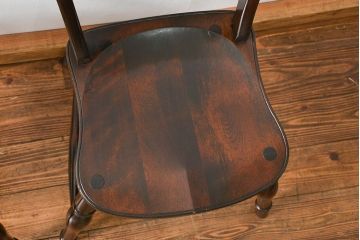 中古　松本民芸家具 ワイコムチェア2脚セット(8) 定価1脚=約88000円(椅子、イス、いす)
