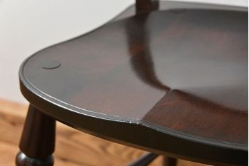 中古　松本民芸家具 ワイコムチェア2脚セット(8) 定価1脚=約88000円(椅子、イス、いす)