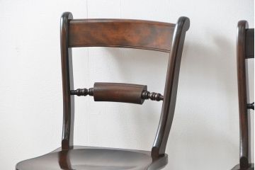 中古　松本民芸家具 ワイコムチェア2脚セット(9) 定価1脚=約88000円(椅子、イス、いす)