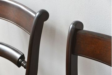 中古　松本民芸家具 ワイコムチェア2脚セット(10) 定価1脚=約88000円(椅子、イス、いす)