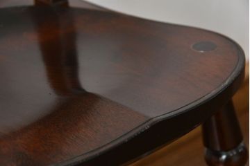 中古　松本民芸家具 ワイコムチェア2脚セット(10) 定価1脚=約88000円(椅子、イス、いす)