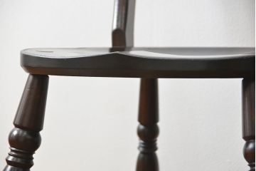 中古　松本民芸家具 ワイコムチェア2脚セット(10) 定価1脚=約88000円(椅子、イス、いす)