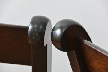 中古　松本民芸家具 ワイコムチェア2脚セット(10) 定価1脚=約88000円(椅子、イス、いす)