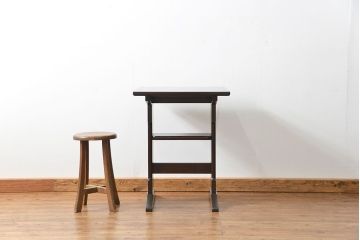 中古 松本民芸家具 食卓テーブル(小)(1)(ダイニングテーブル、机)