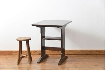 中古 松本民芸家具 食卓テーブル(小)(1)(ダイニングテーブル、机)