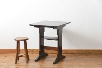 中古 松本民芸家具 食卓テーブル(小)(2)(ダイニングテーブル、机)