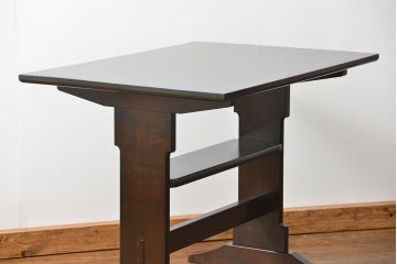 中古 松本民芸家具 食卓テーブル(中)(2)(ダイニングテーブル、机)