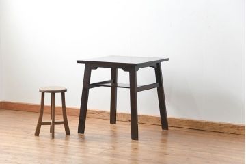 中古　松本民芸家具　上品なサイドテーブル(机)