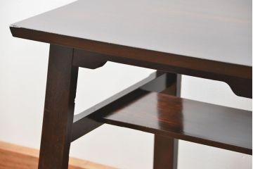 中古　松本民芸家具　上品なサイドテーブル(机)
