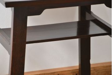 中古　松本民芸家具　上品なサイドテーブル(机)