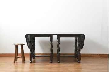 中古 松本民芸家具　バタフライテーブル1対(エクステンションテーブル、ダイニングテーブル)