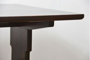中古 松本民芸家具 食卓テーブル(中)(3)(ダイニングテーブル、机)