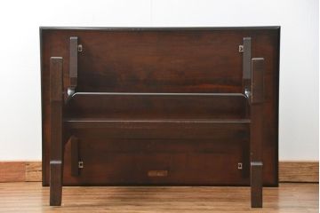 中古 松本民芸家具 食卓テーブル(中)(3)(ダイニングテーブル、机)