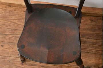 中古　松本民芸家具 ワイコムチェア2脚セット(11) 定価1脚=約88000円(椅子、イス、いす)