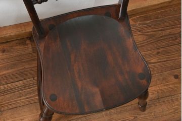 中古　松本民芸家具 ワイコムチェア2脚セット(11) 定価1脚=約88000円(椅子、イス、いす)