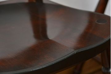 中古　松本民芸家具 ワイコムチェア2脚セット(11) 定価1脚=約88000円(椅子、イス、いす)