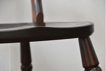 中古　松本民芸家具 ワイコムチェア2脚セット(11) 定価1脚=約88000円(椅子、イス、いす)