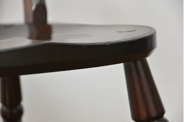 中古　松本民芸家具 ワイコムチェア2脚セット(12) 定価1脚=約88000円(椅子、イス、いす)