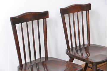 ビンテージ 松本民芸家具 スティックバックチェア2脚セット(椅子、イス)