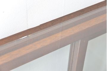 アンティーク家具　アンティーク 古い木のシンプルなガラスケース(2)(ショーケース、陳列棚)