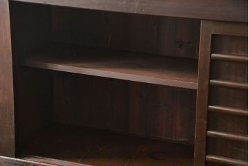 アンティーク家具　六尺　古民具・骨董 大きな引き出し20杯収納棚(時代箪笥、水屋箪笥、収納箪笥、薬箪笥)