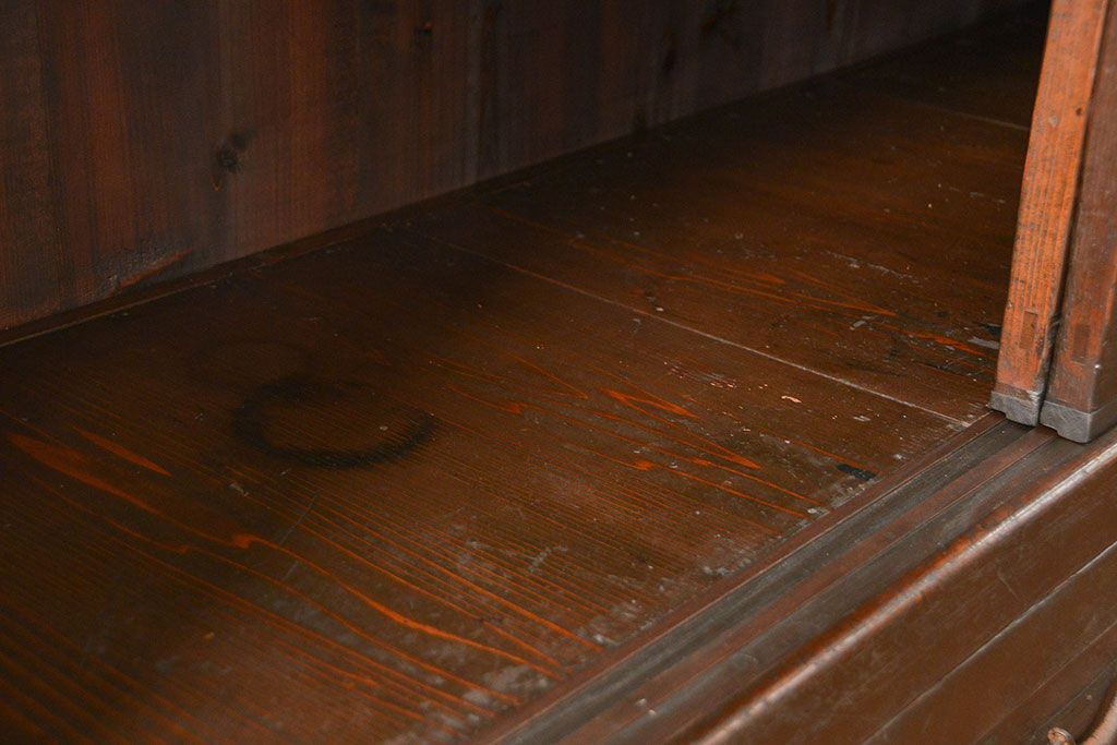アンティーク家具　六尺　古民具・骨董 大きな引き出し20杯収納棚(時代箪笥、水屋箪笥、収納箪笥、薬箪笥)