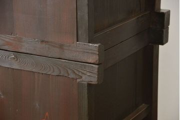 アンティーク家具　六尺　古民具・骨董 大きな引き出し20杯収納棚(時代箪笥、水屋箪笥、収納箪笥、薬箪笥)