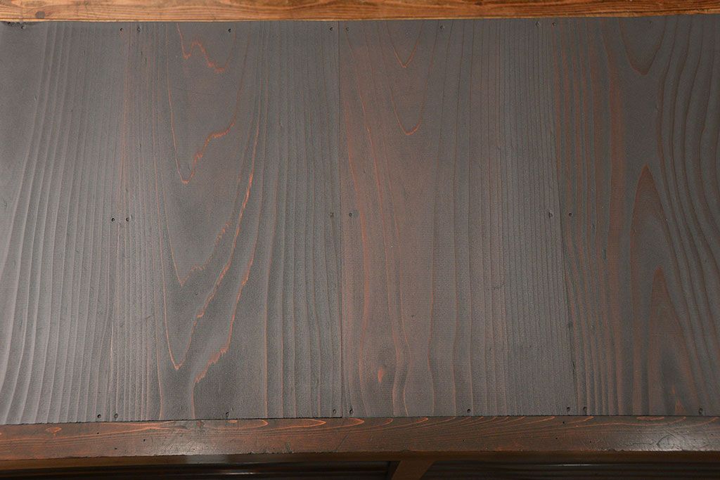 アンティーク家具　六尺　古民具・骨董 大きな引き出し20杯収納棚(時代箪笥、水屋箪笥、収納箪笥、薬箪笥)