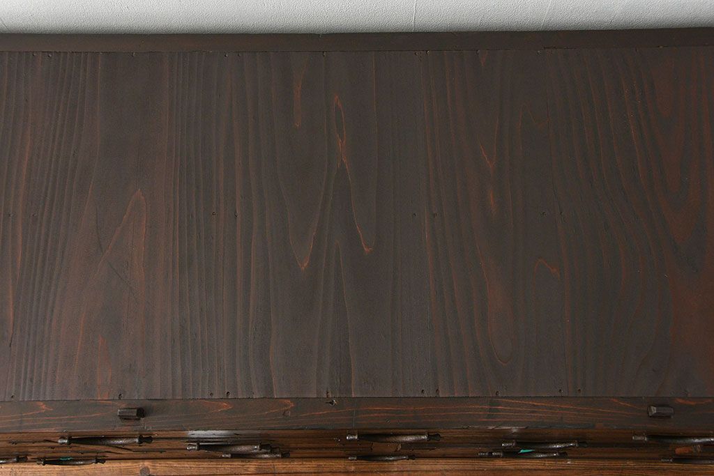 アンティーク家具　六尺　古民具・骨董 大きな引き出し20杯収納棚(時代箪笥、水屋箪笥、収納箪笥、薬箪笥)