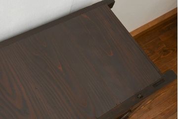 アンティーク家具　六尺　古民具・骨董 大きな引き出し20杯収納棚(時代箪笥、水屋箪笥、収納箪笥、薬箪笥)